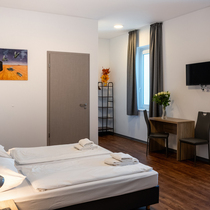 Hotel Queen's Panorama Dreibettzimmer